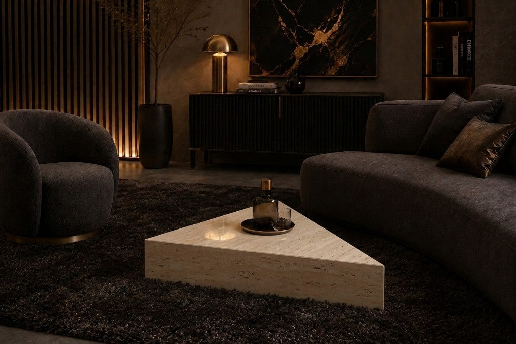 Equilibrio marble coffee table