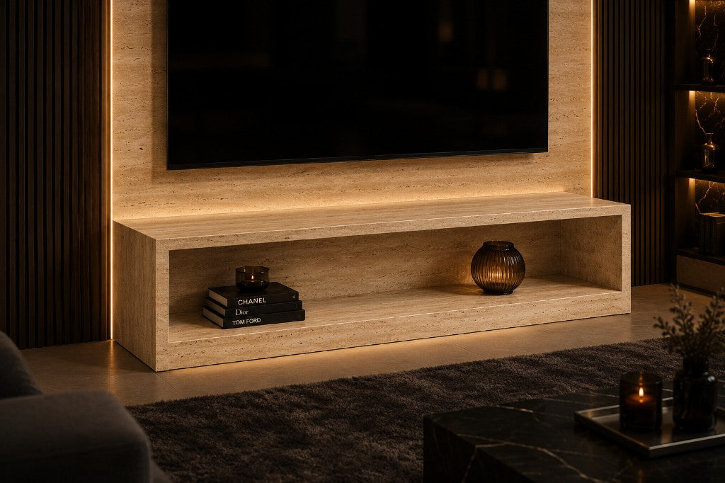 Passaggio marble console table