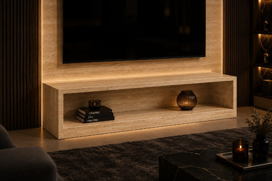 Passaggio marble console table